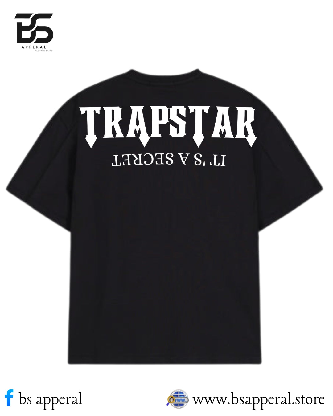 MEN OVERSIZED T-SHIRT WITH TRAPSTAR DESIGN