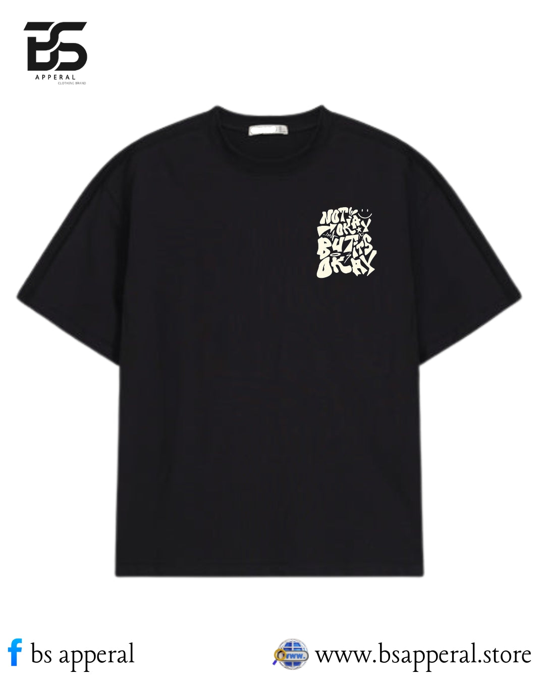 MEN OVERSIZED T-SHIRT WITH ITS OKAY DESIGN