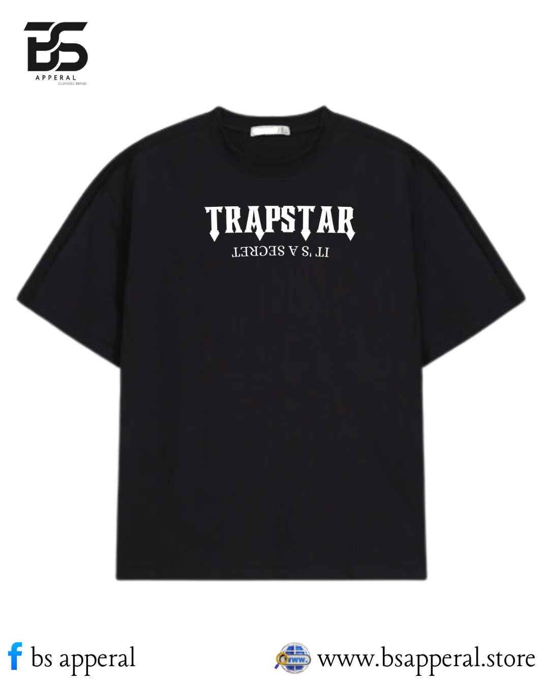 MEN OVERSIZED T-SHIRT WITH TRAPSTAR DESIGN