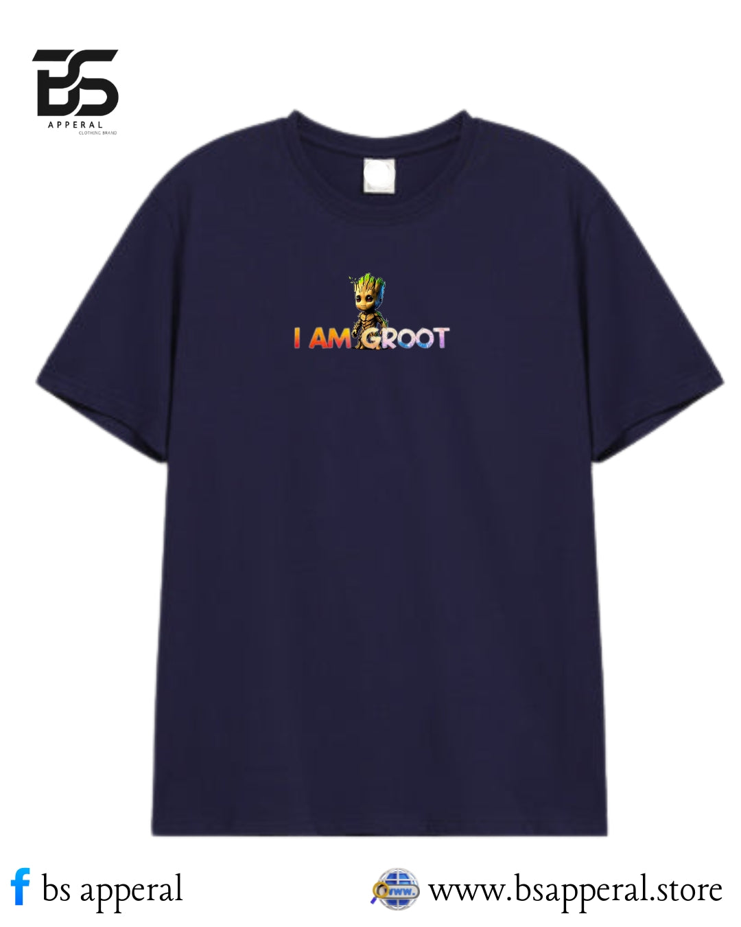 MEN OVERSIZED T-SHIRT WITH I AM GROOT DESIGN