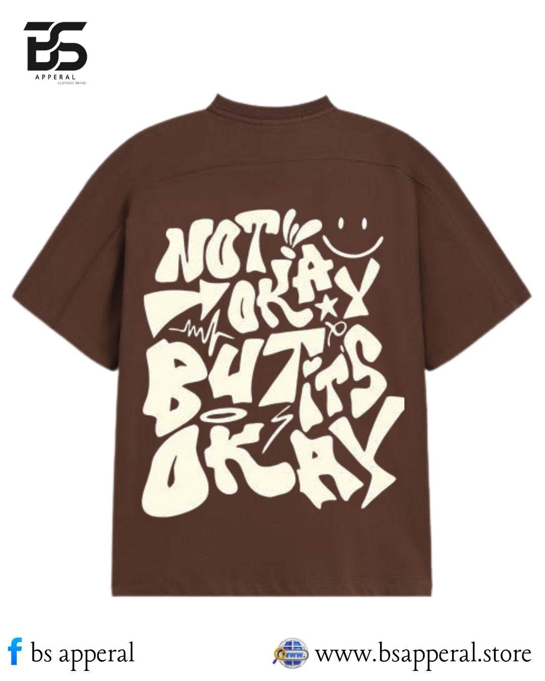 MEN OVERSIZED T-SHIRT WITH ITS OKAY DESIGN