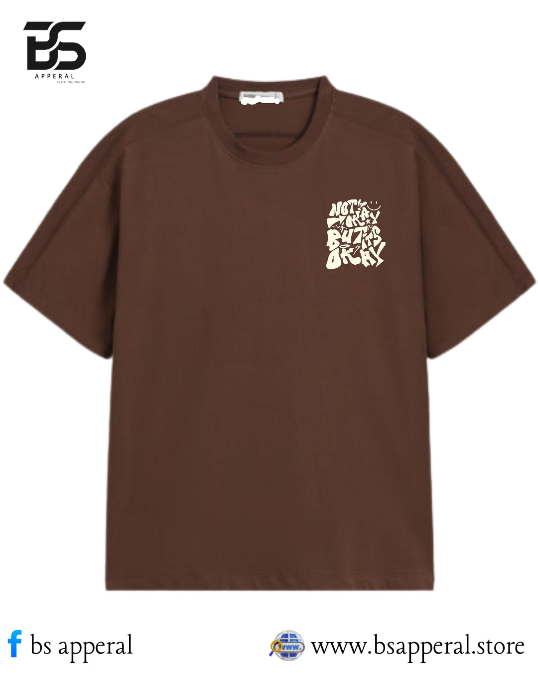 MEN OVERSIZED T-SHIRT WITH ITS OKAY DESIGN