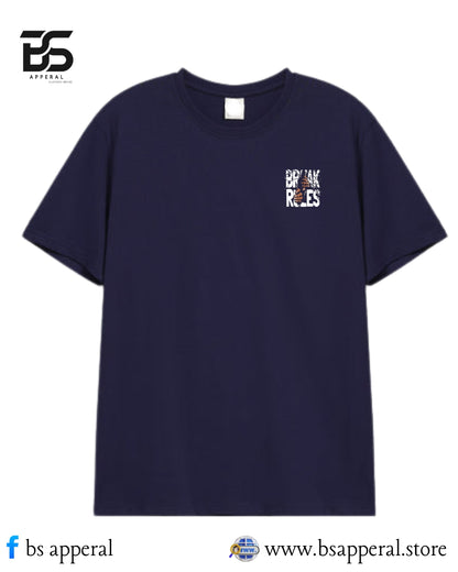 MEN OVERSIZED T-SHIRT WITH BREAK RULES DESIGN