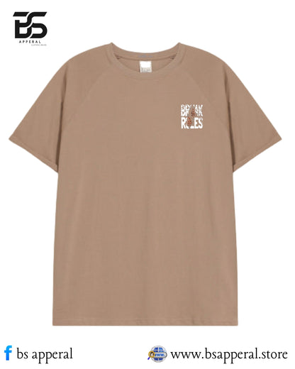 MEN OVERSIZED T-SHIRT WITH BREAK RULES DESIGN