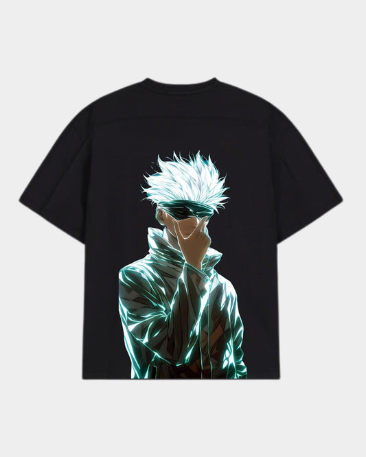 MEN OVERSIZED T-SHIRT WITH ANIME DESIGN