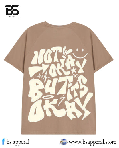 MEN OVERSIZED T-SHIRT WITH ITS OKAY DESIGN