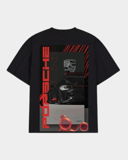 MEN OVERSIZED T-SHIRT WITH PORSCHE DESIGN